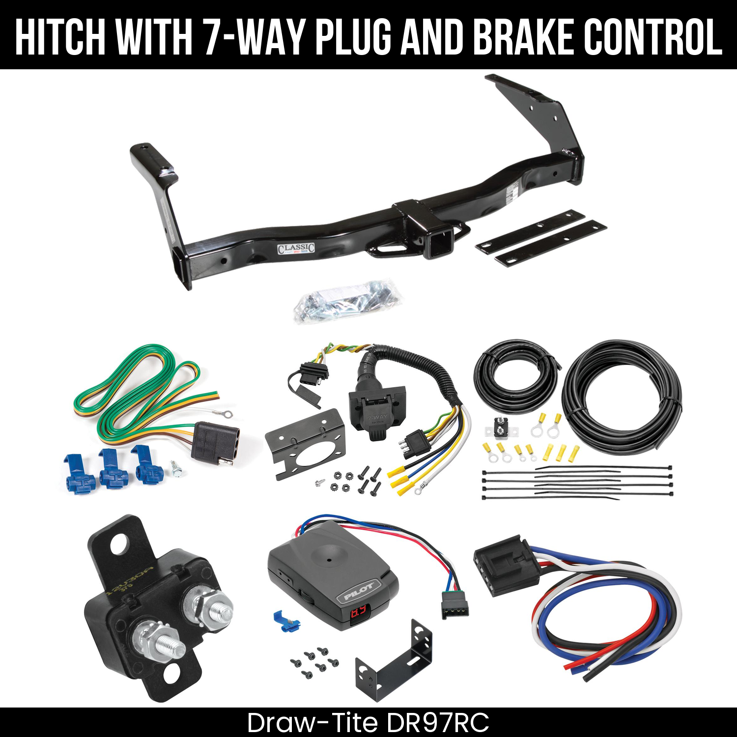 Trailer Hitch , 7-Way , Pro Series Pilot Brake Control