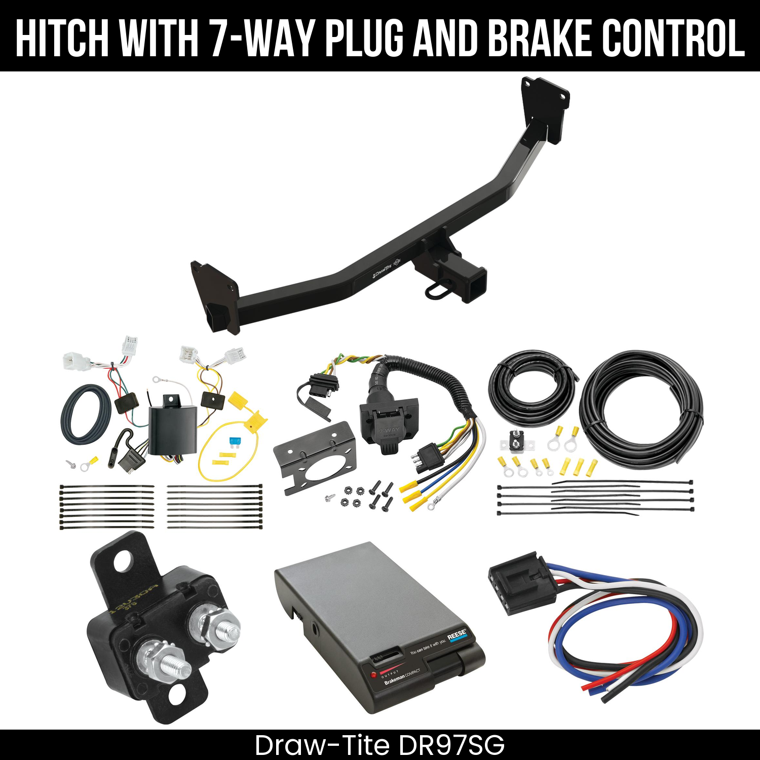 Trailer Hitch , 7-Way , Reese Brakeman Brake Control