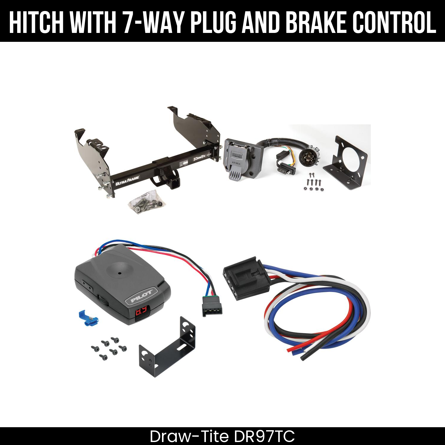 Trailer Hitch , 7-Way , Pro Series Pilot Brake Control