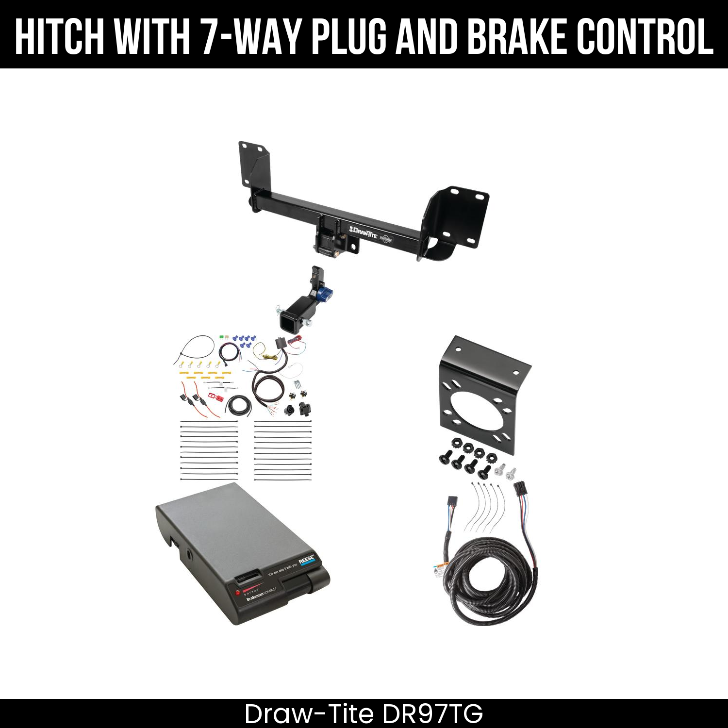 Trailer Hitch , 7-Way , Reese Brakeman Brake Control