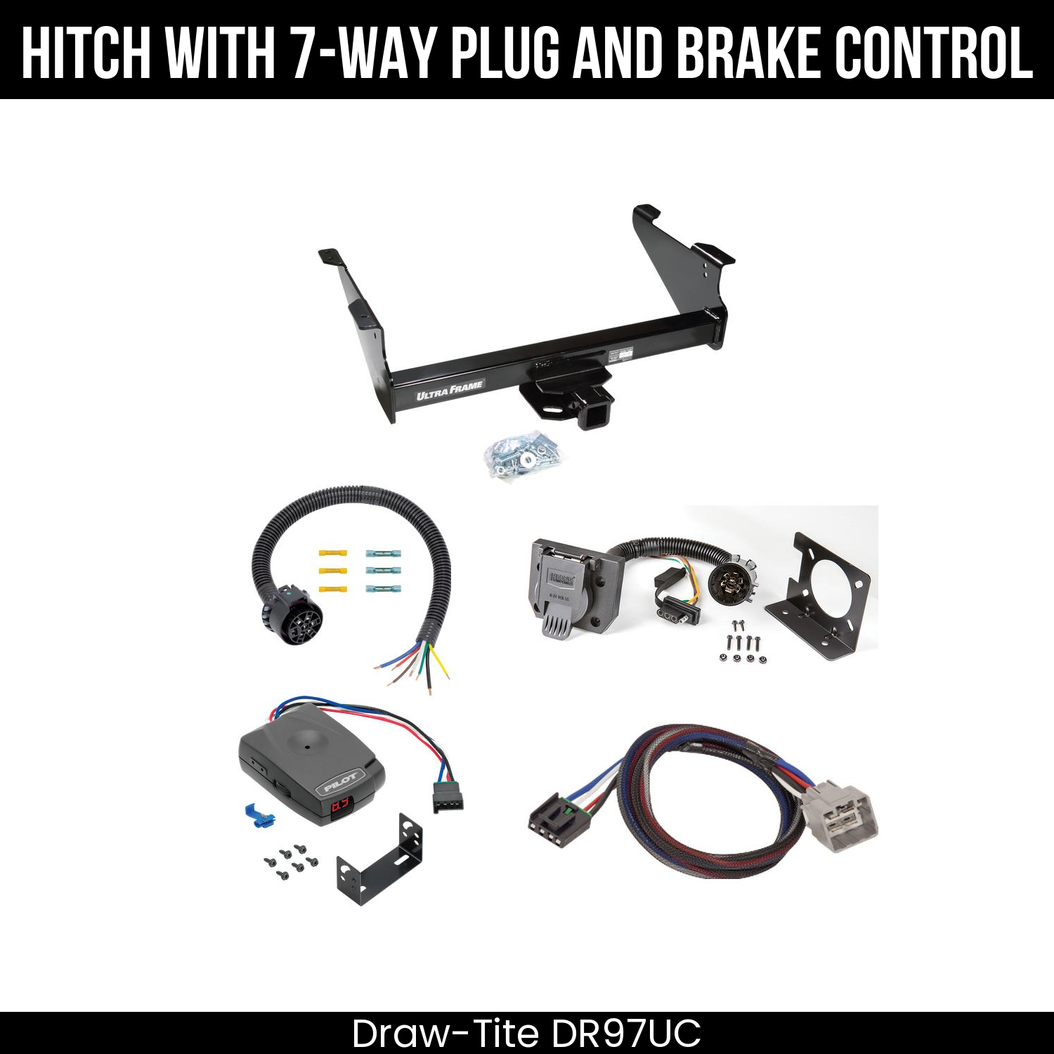 Trailer Hitch , 7-Way , Pro Series Pilot Brake Control