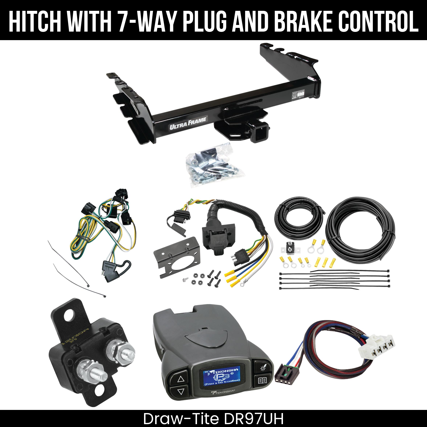 Trailer Hitch , 7-Way , Tekonsha Prodigy P3 Brake Control