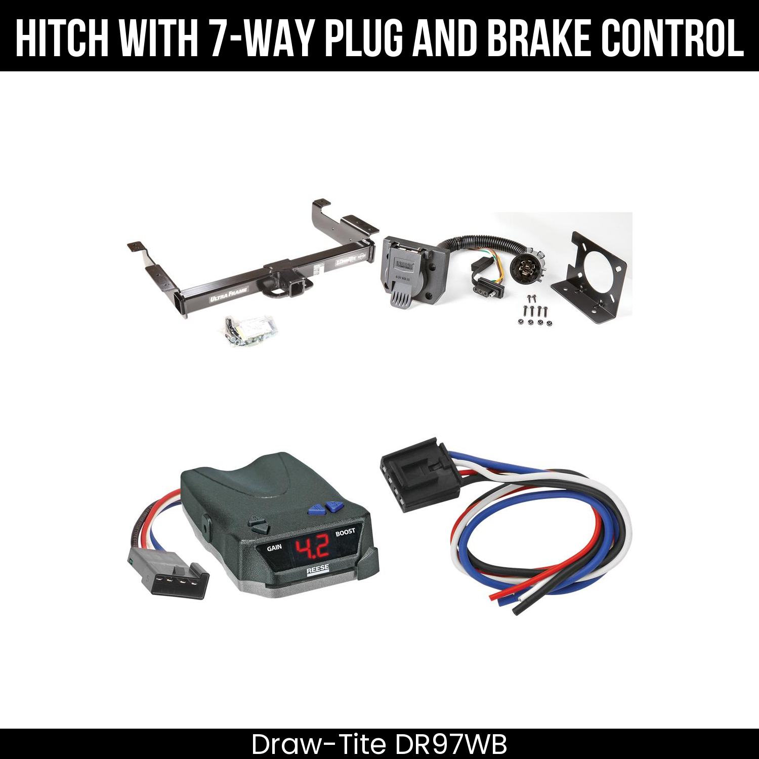 Trailer Hitch , 7-Way , Reese Brake EVN Control