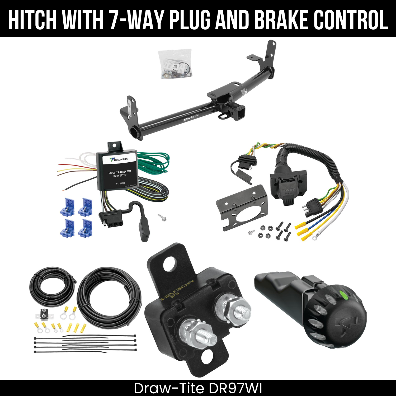 Trailer Hitch , 7-Way , Tekonsha Voyager iD Smart Brake Control