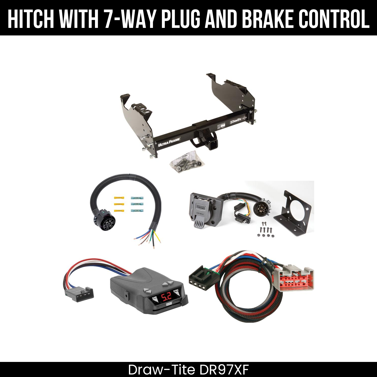 Trailer Hitch , 7-Way , Reese Brakeman IV Brake Control