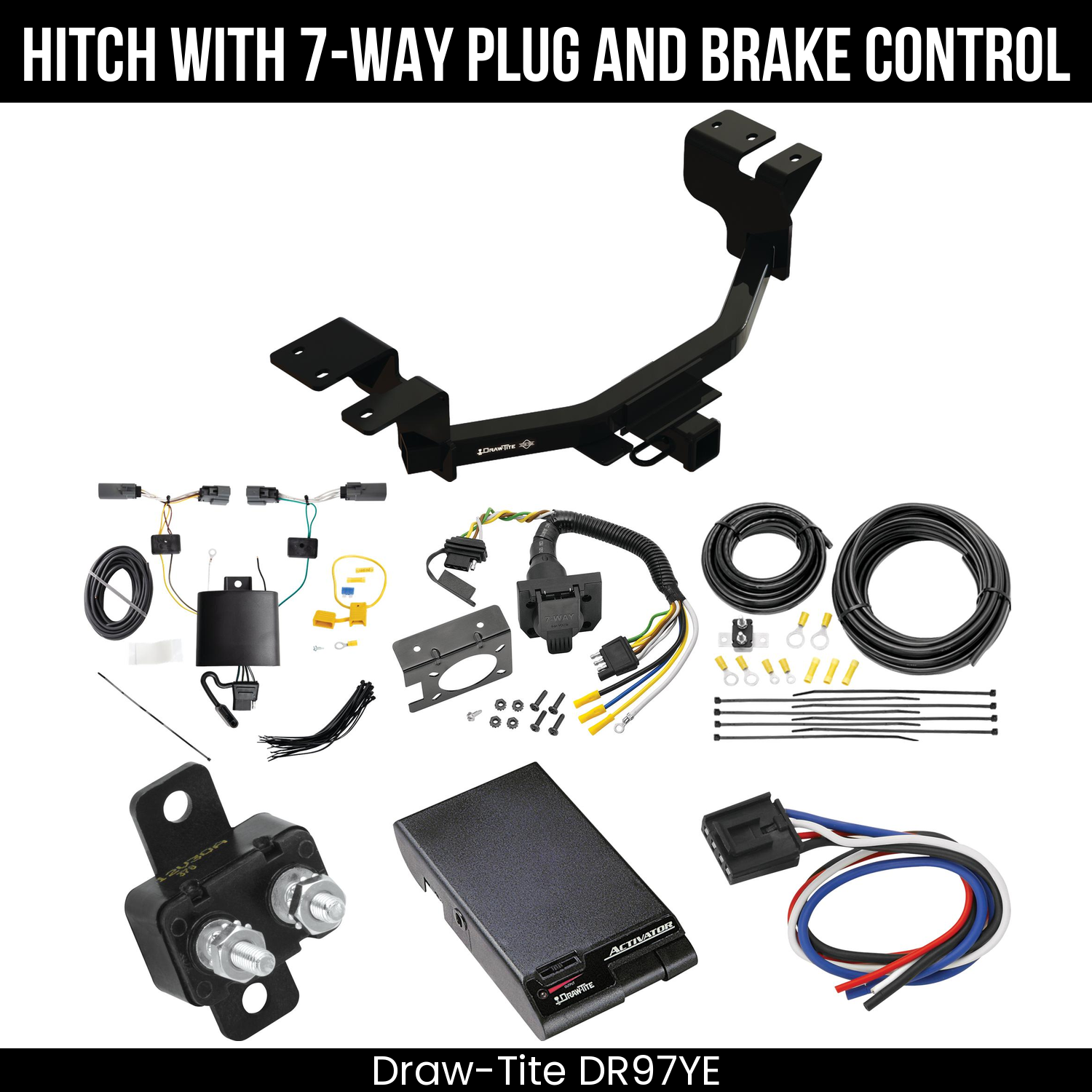 Trailer Hitch , 7-Way , Draw-Tite Activator Brake Control