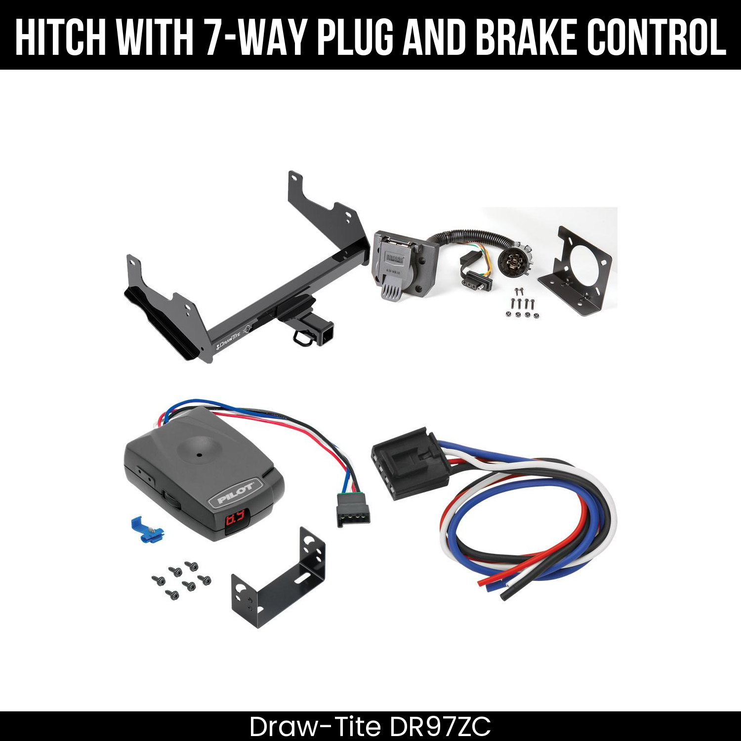 Trailer Hitch , 7-Way , Pro Series Pilot Brake Control