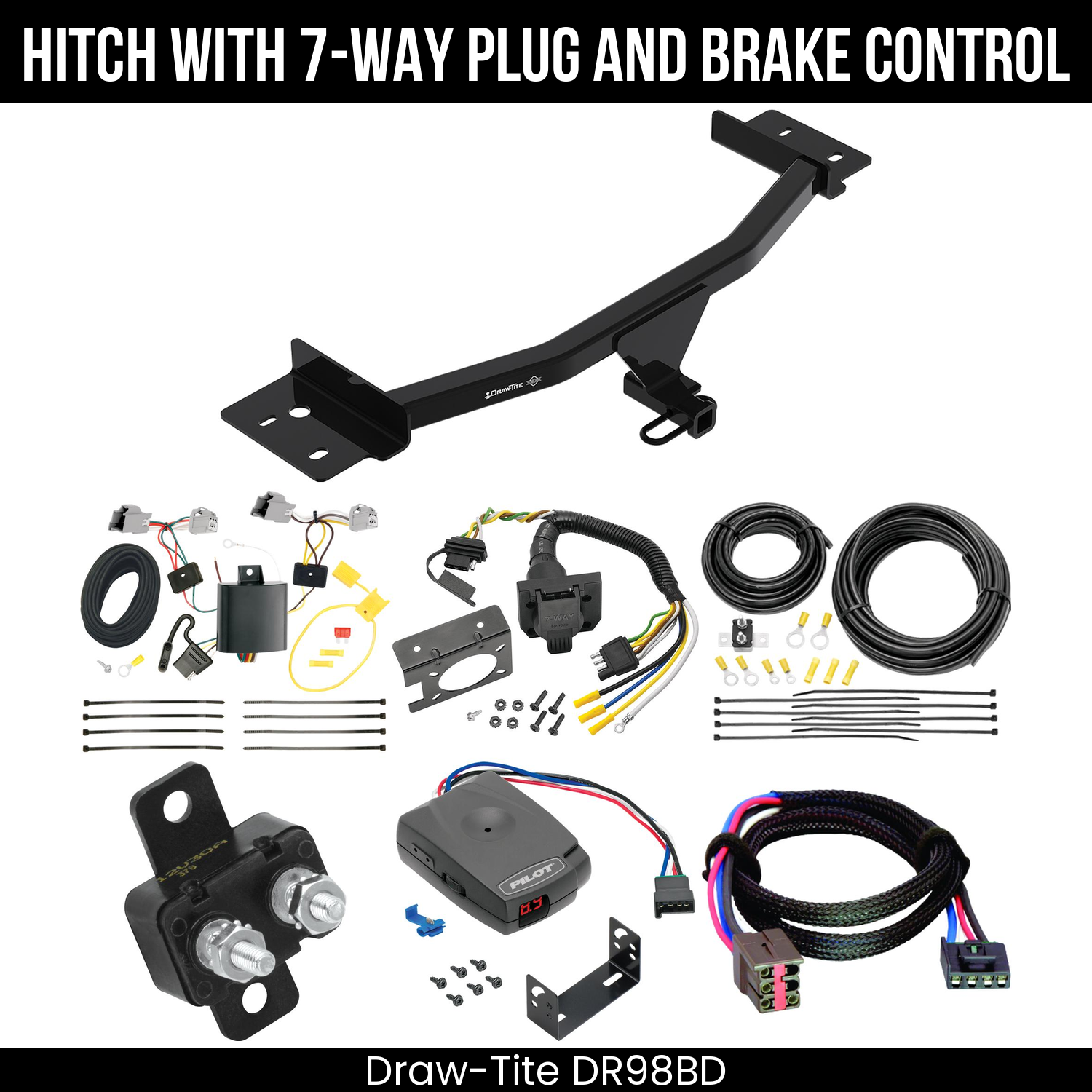 Trailer Hitch , 7-Way , Pro Series Pilot Brake Control