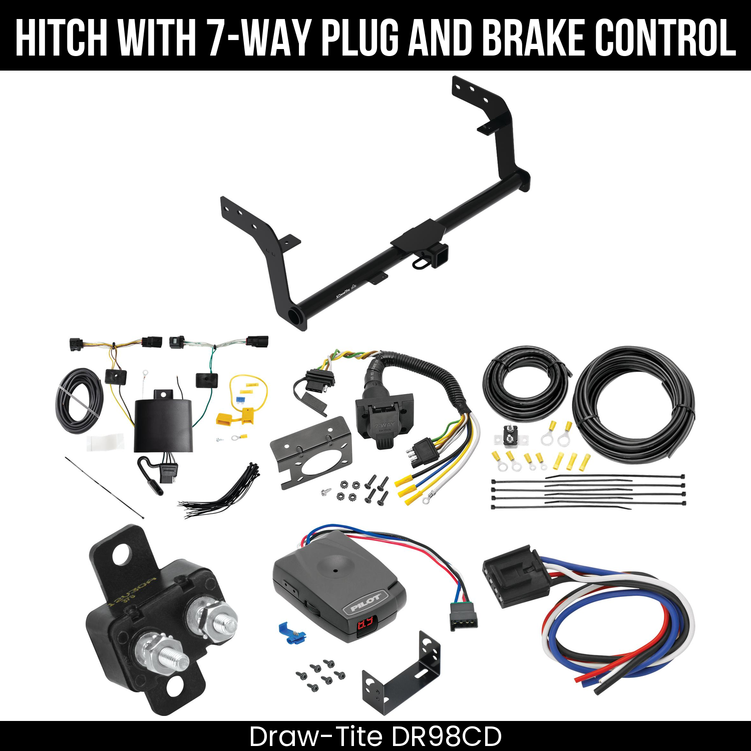Trailer Hitch , 7-Way , Pro Series Pilot Brake Control