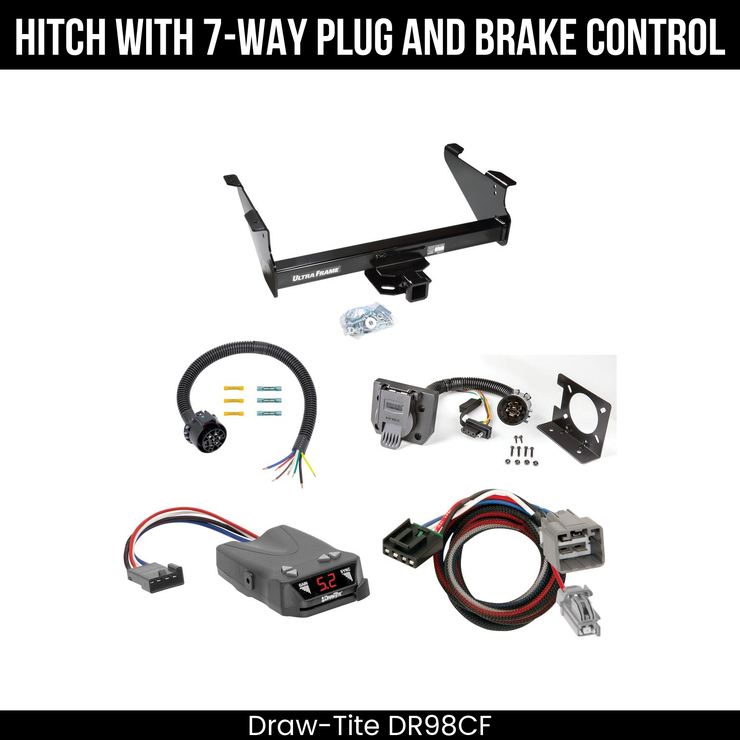 Trailer Hitch , 7-Way , Draw-Tite Activator IV Brake Control