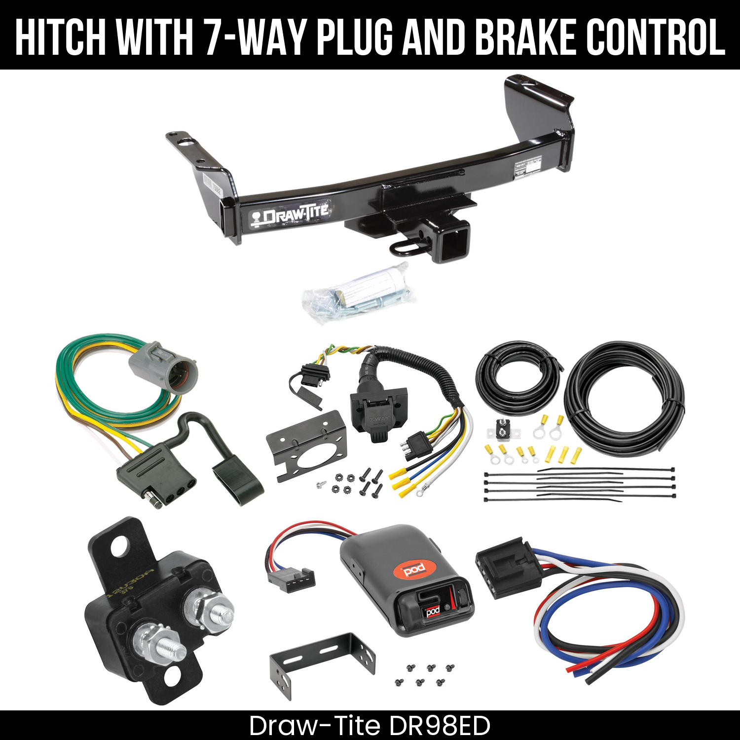 Trailer Hitch , 7-Way , Pro Series POD Brake Control