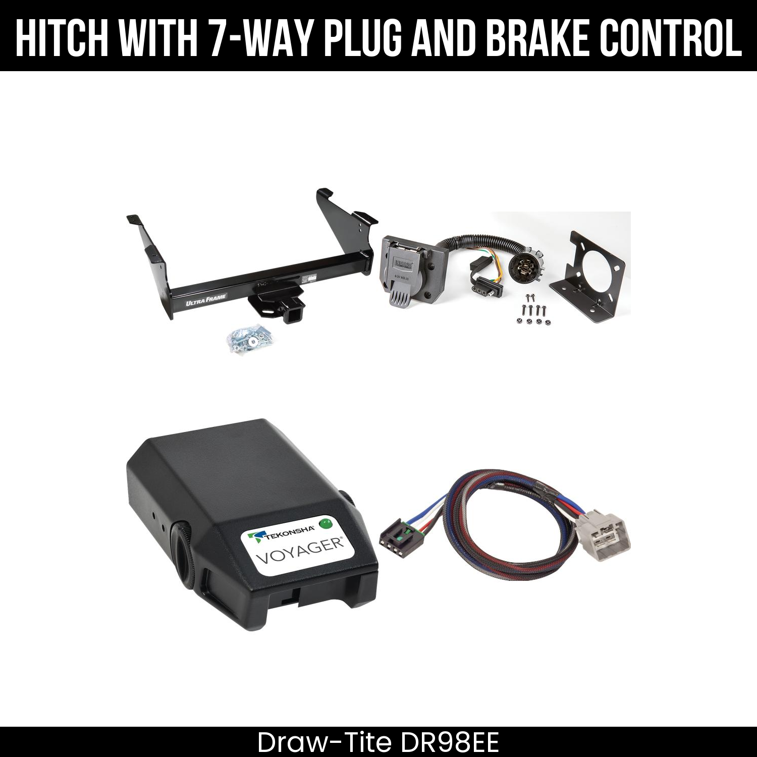 Trailer Hitch , 7-Way , Tekonsha Voyager Brake Control
