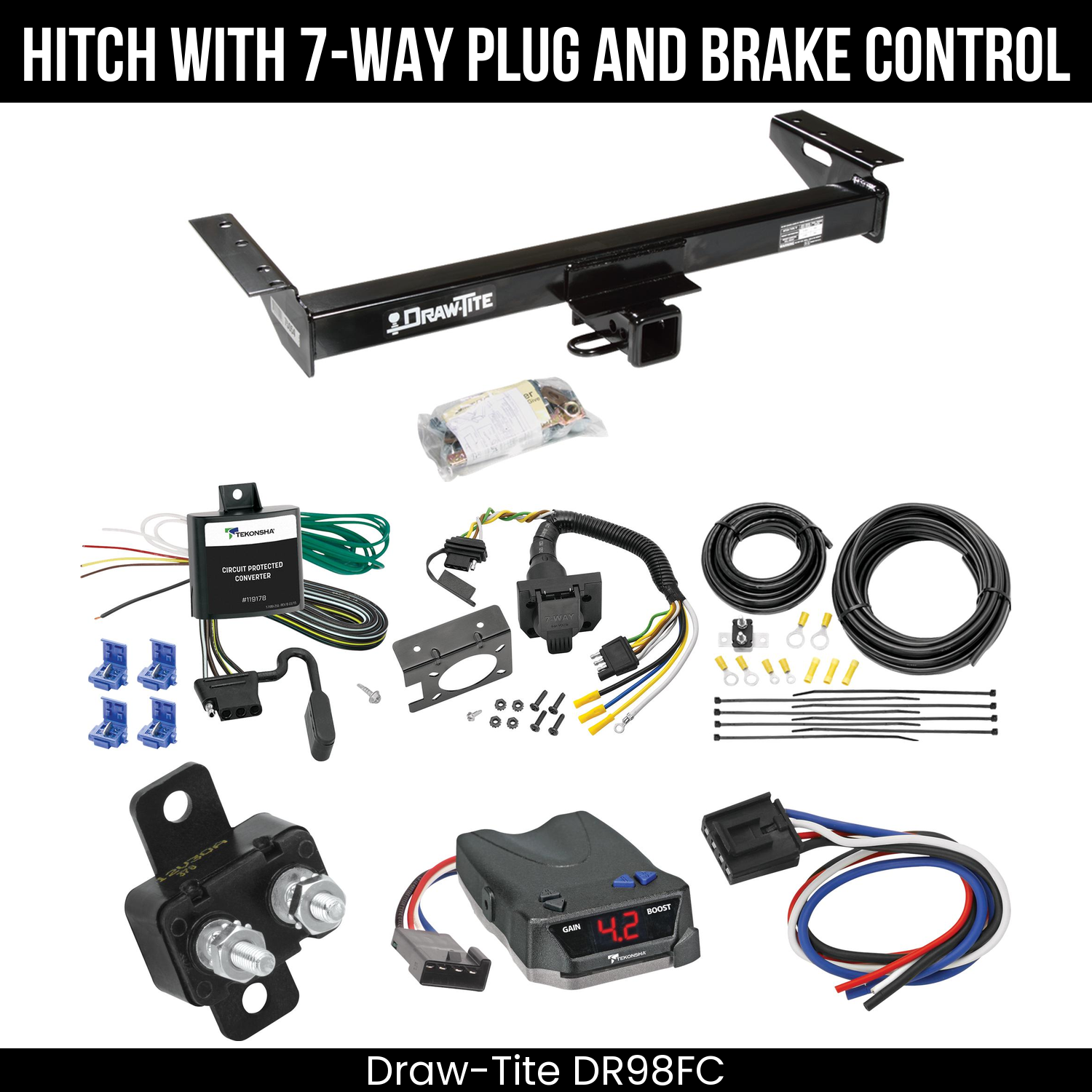 Trailer Hitch , 7-Way , Tekonsha Brake EVN Control