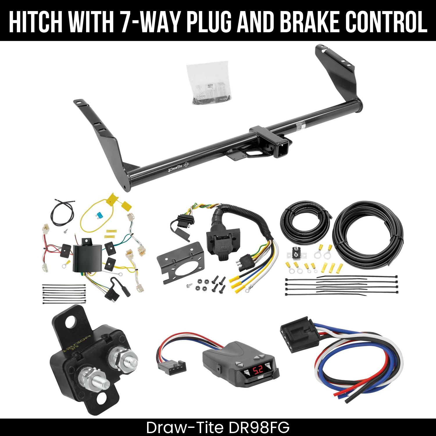 Trailer Hitch , 7-Way , Reese Brakeman IV Brake Control