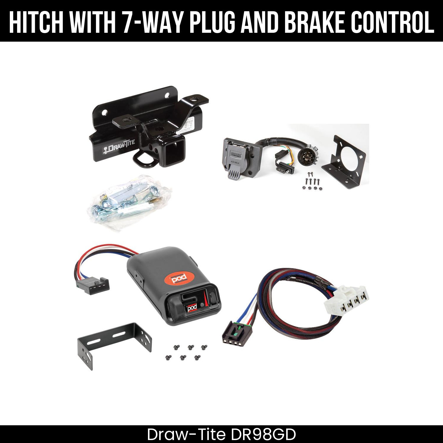 Trailer Hitch , 7-Way , Pro Series POD Brake Control