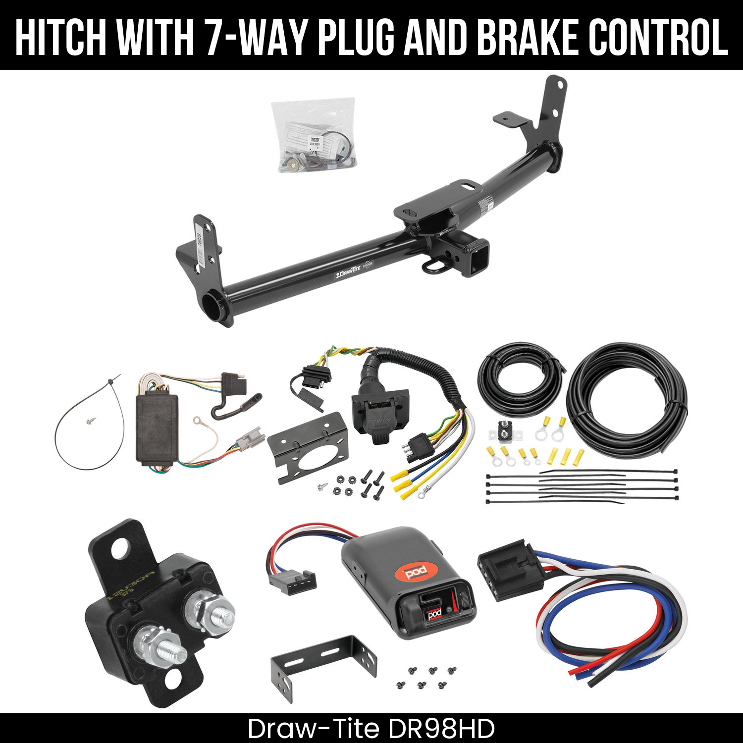 Trailer Hitch , 7-Way , Pro Series POD Brake Control