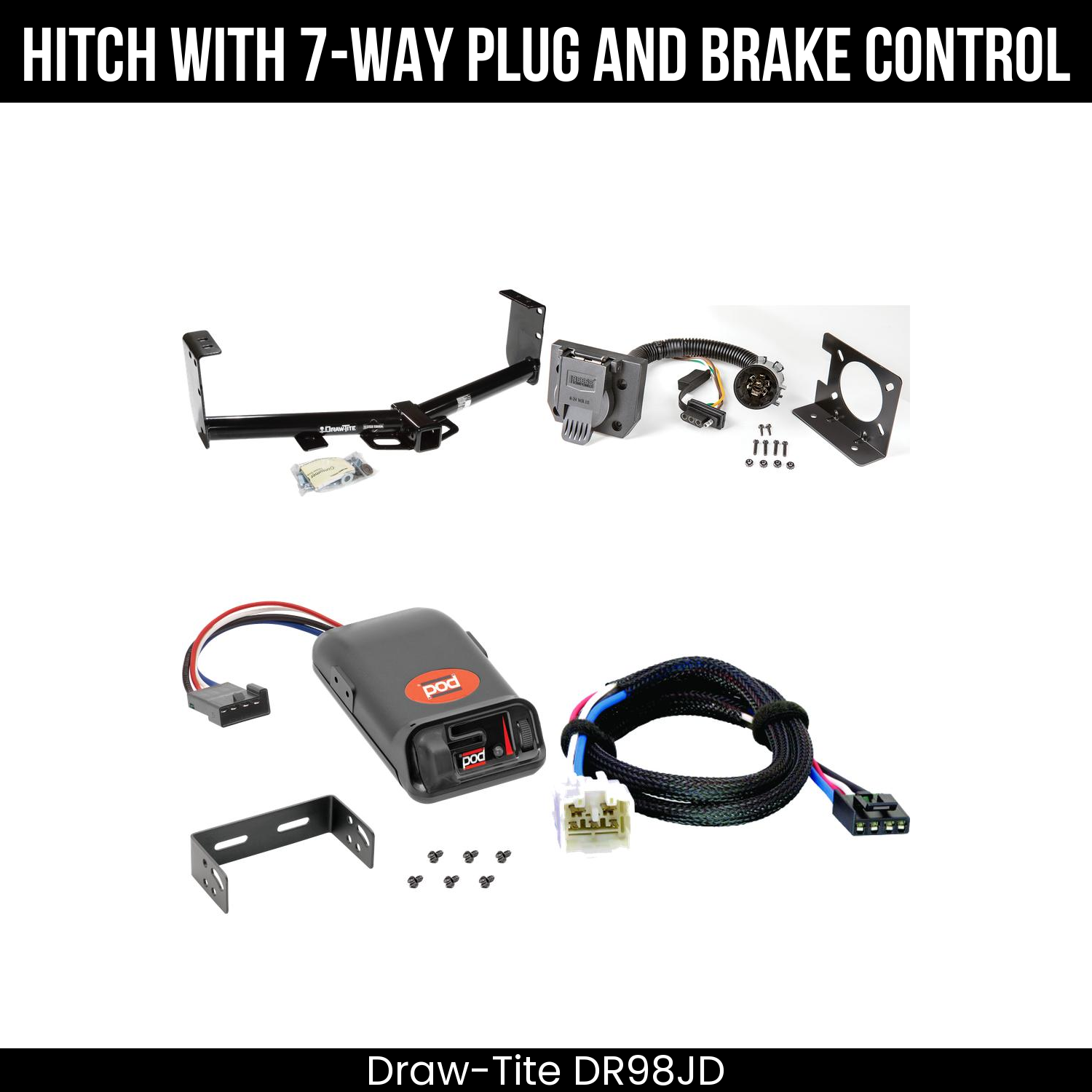 Trailer Hitch , 7-Way , Pro Series POD Brake Control