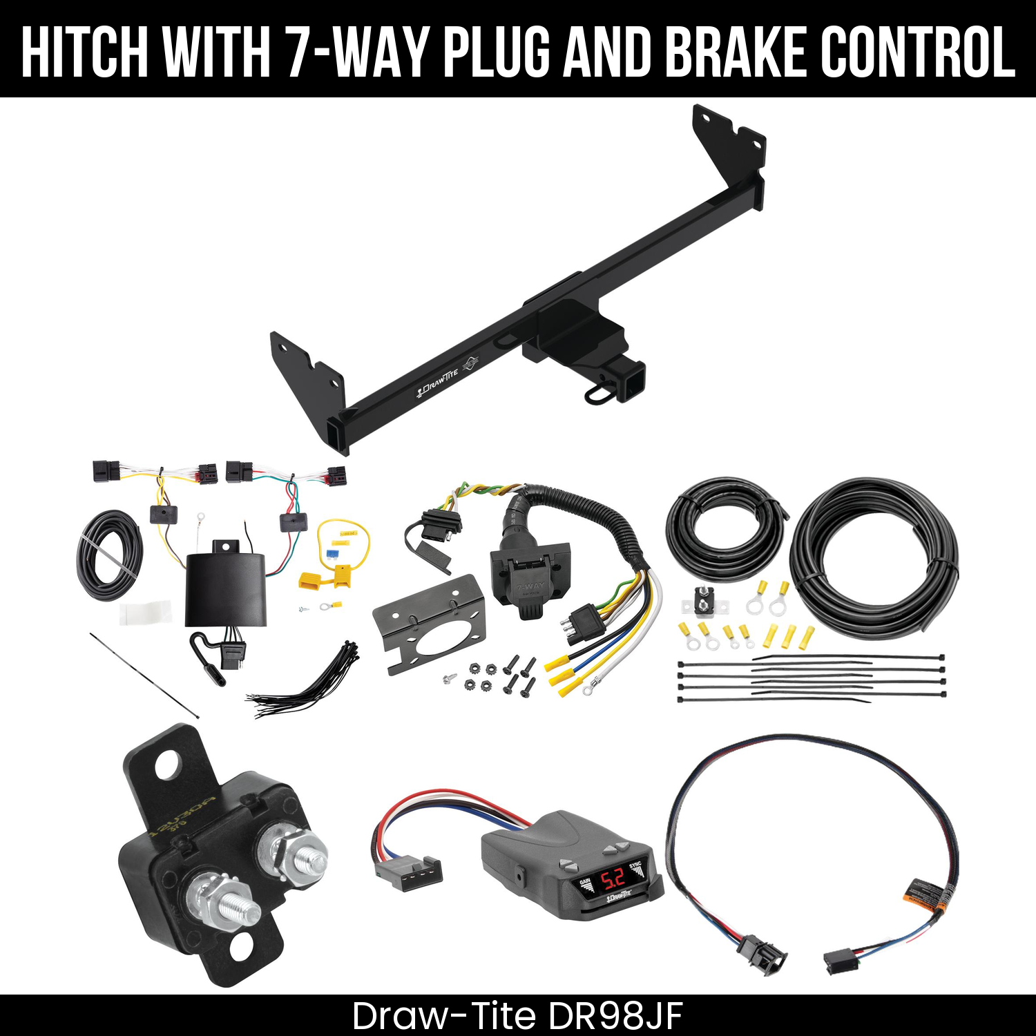 Trailer Hitch , 7-Way , Draw-Tite Activator IV Brake Control
