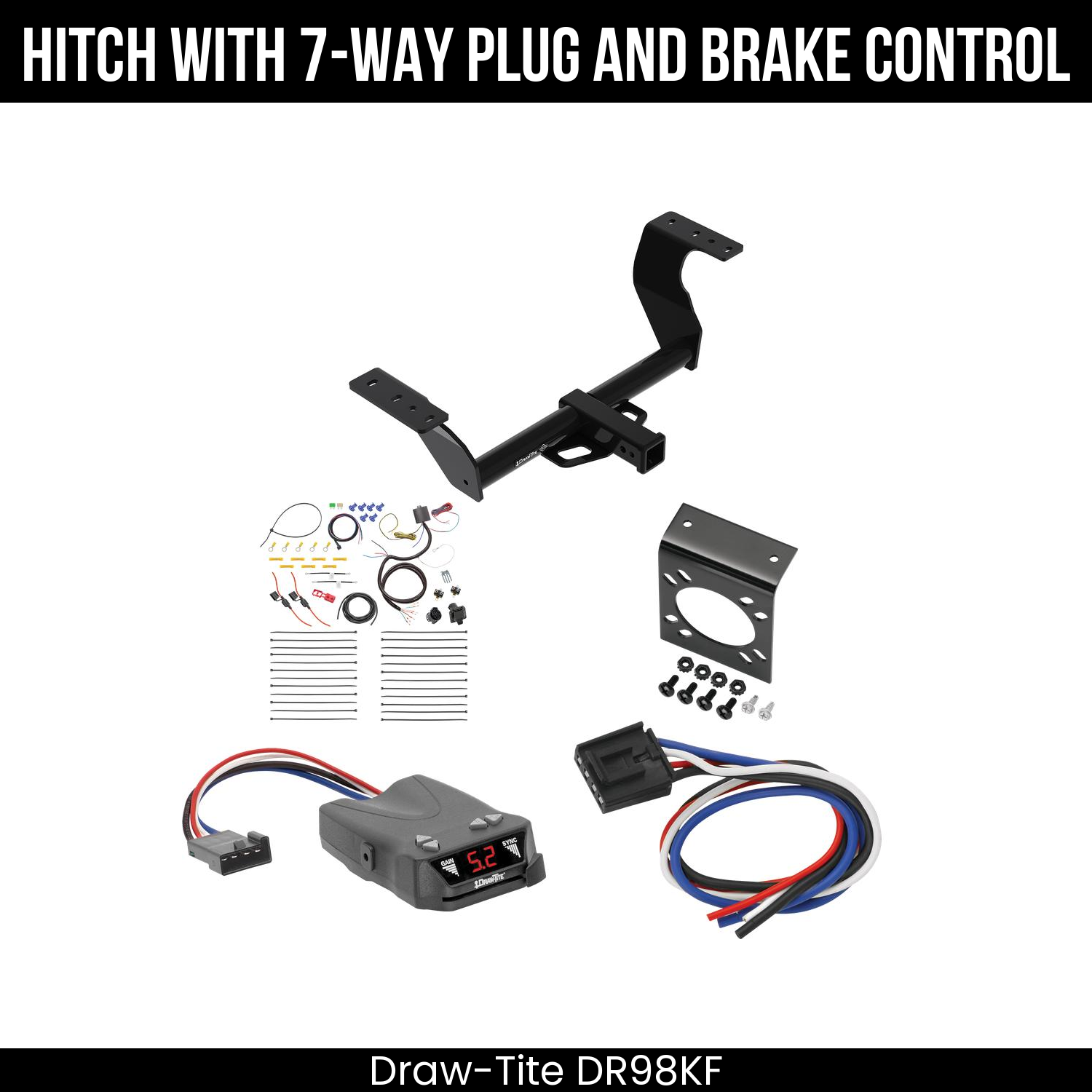 Trailer Hitch , 7-Way , Draw-Tite Activator IV Brake Control