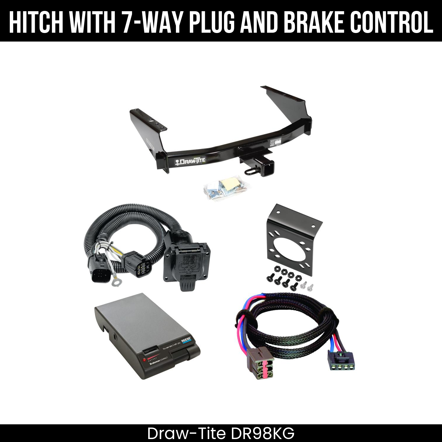 Trailer Hitch , 7-Way , Reese Brakeman Brake Control