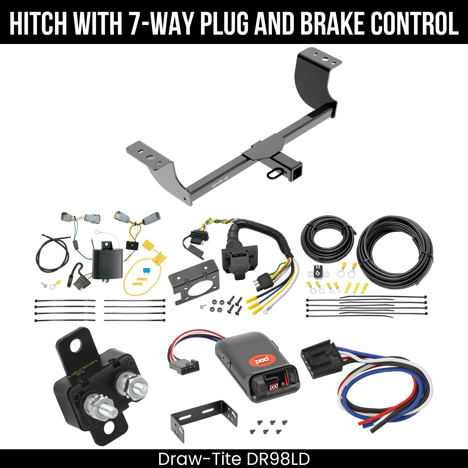 Trailer Hitch , 7-Way , Pro Series POD Brake Control