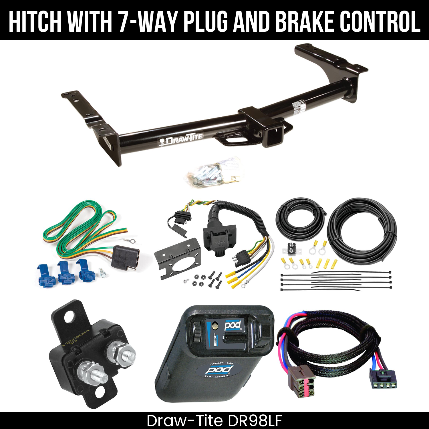 Trailer Hitch , 7-Way , Reese POD Brake Control