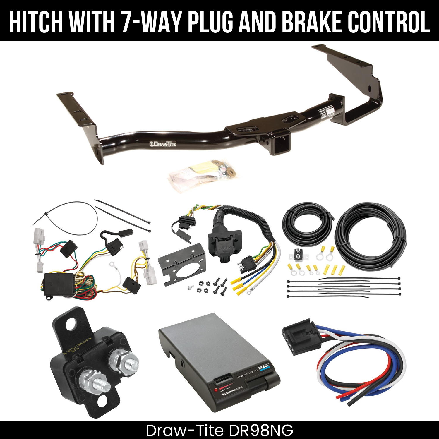 Trailer Hitch , 7-Way , Reese Brakeman Brake Control