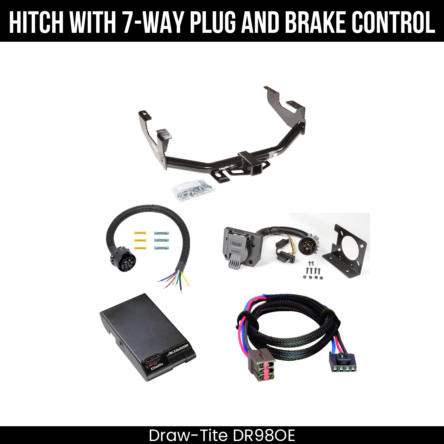 Trailer Hitch , 7-Way , Draw-Tite Activator Brake Control