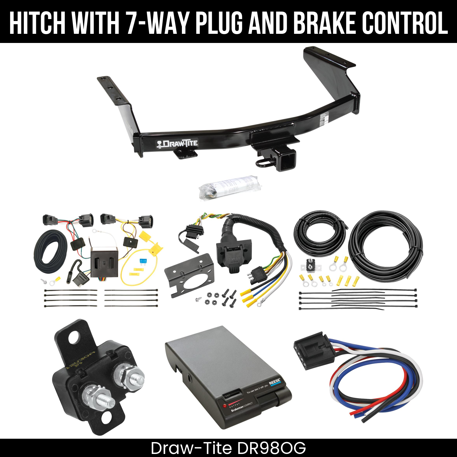 Trailer Hitch , 7-Way , Reese Brakeman Brake Control