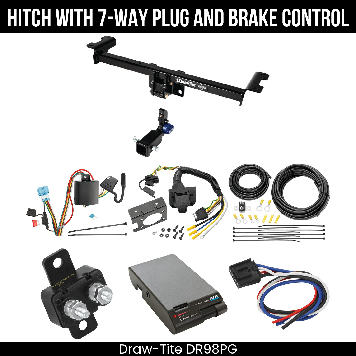 Trailer Hitch , 7-Way , Reese Brakeman Brake Control