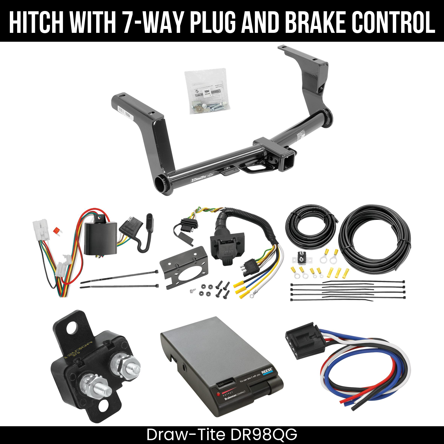 Trailer Hitch , 7-Way , Reese Brakeman Brake Control