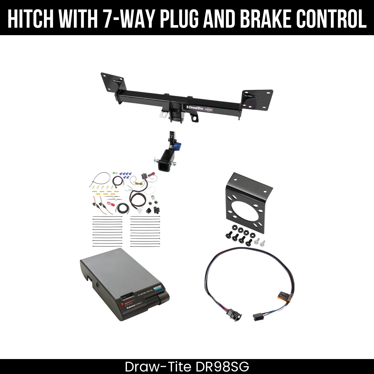 Trailer Hitch , 7-Way , Reese Brakeman Brake Control