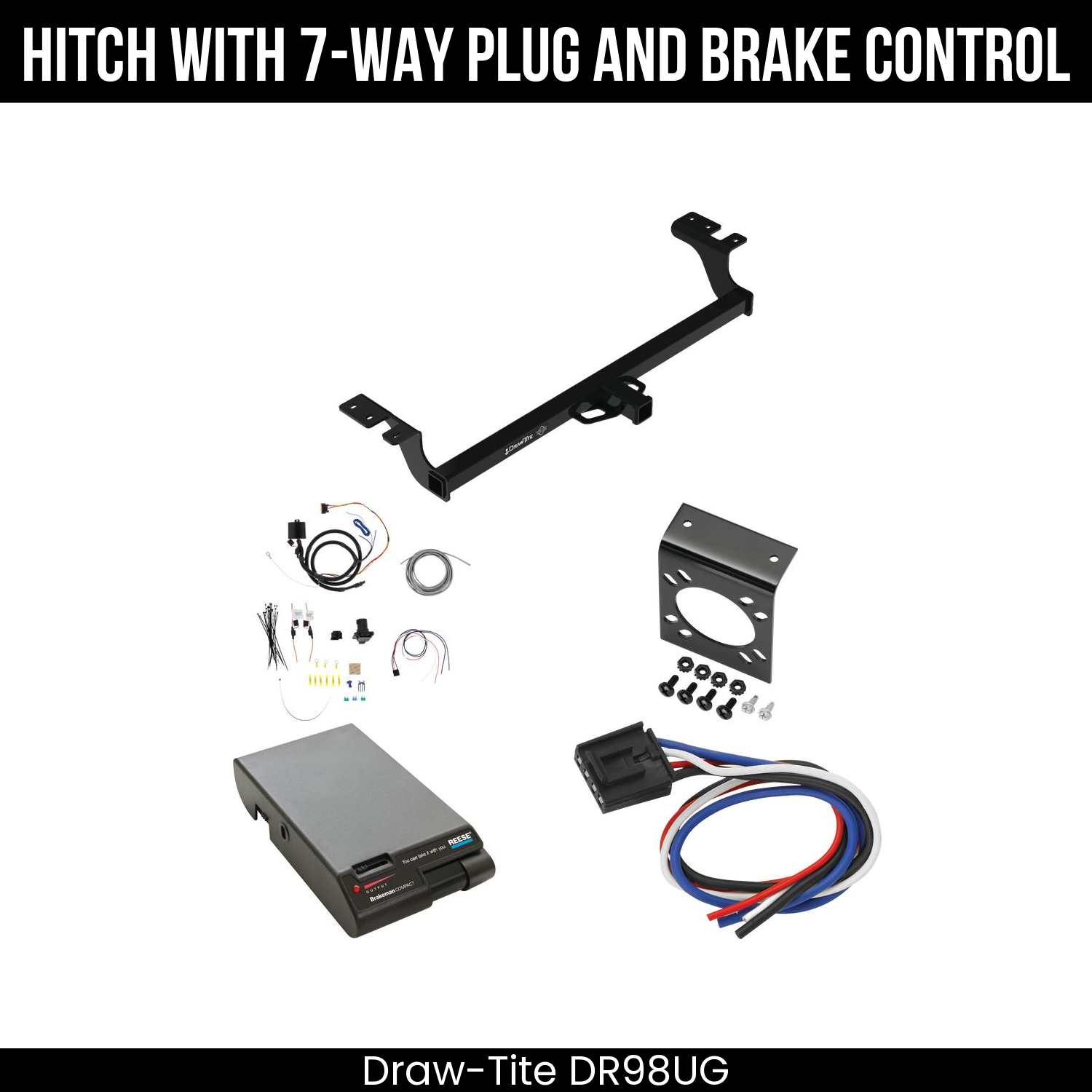 Trailer Hitch , 7-Way , Reese Brakeman Brake Control