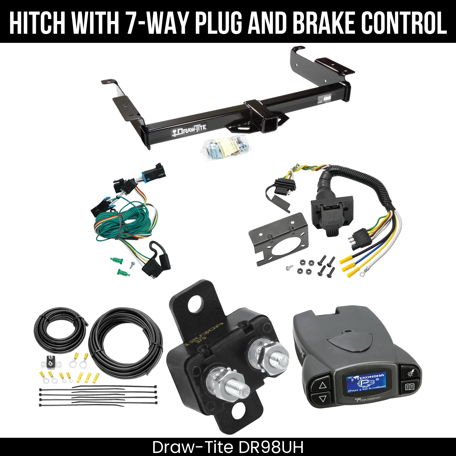 Trailer Hitch , 7-Way , Tekonsha Prodigy P3 Brake Control