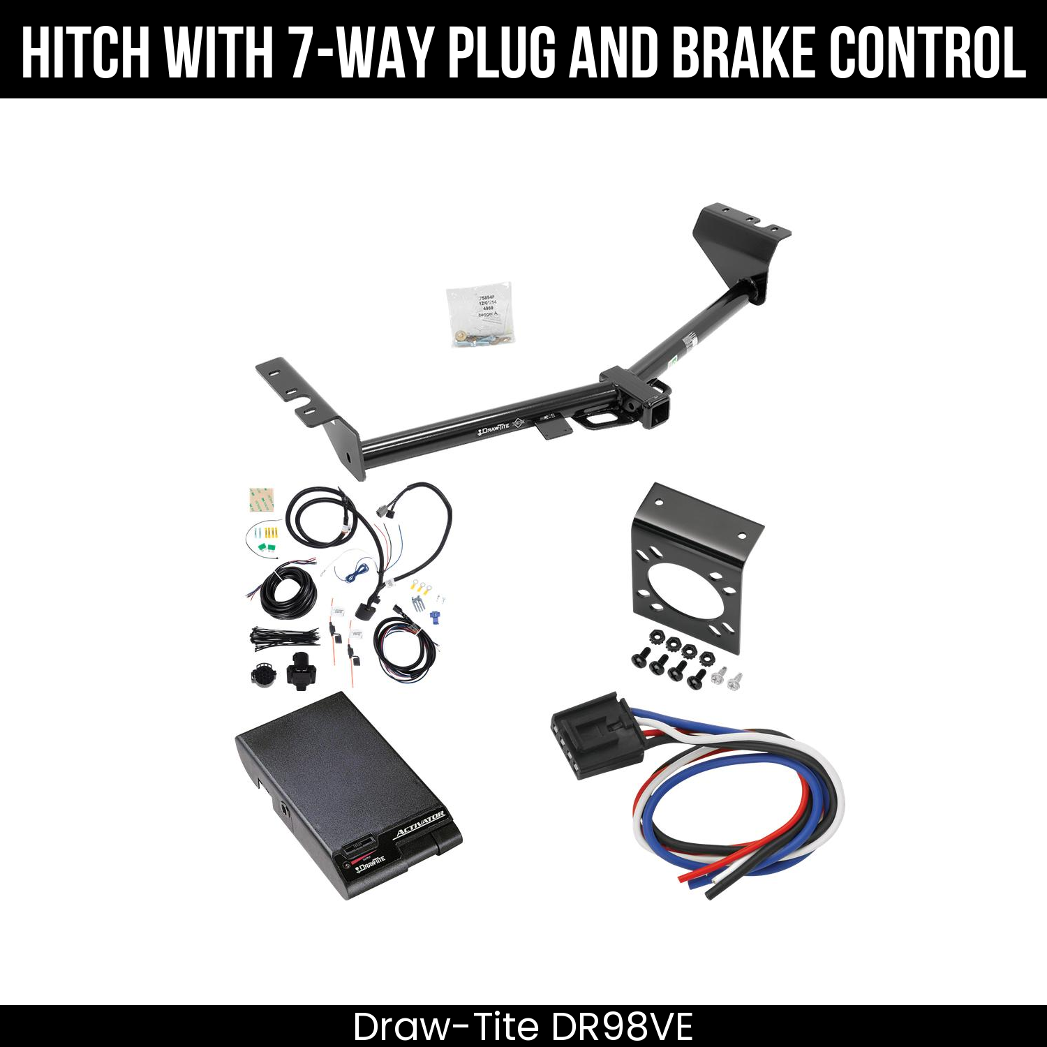Trailer Hitch , 7-Way , Draw-Tite Activator Brake Control