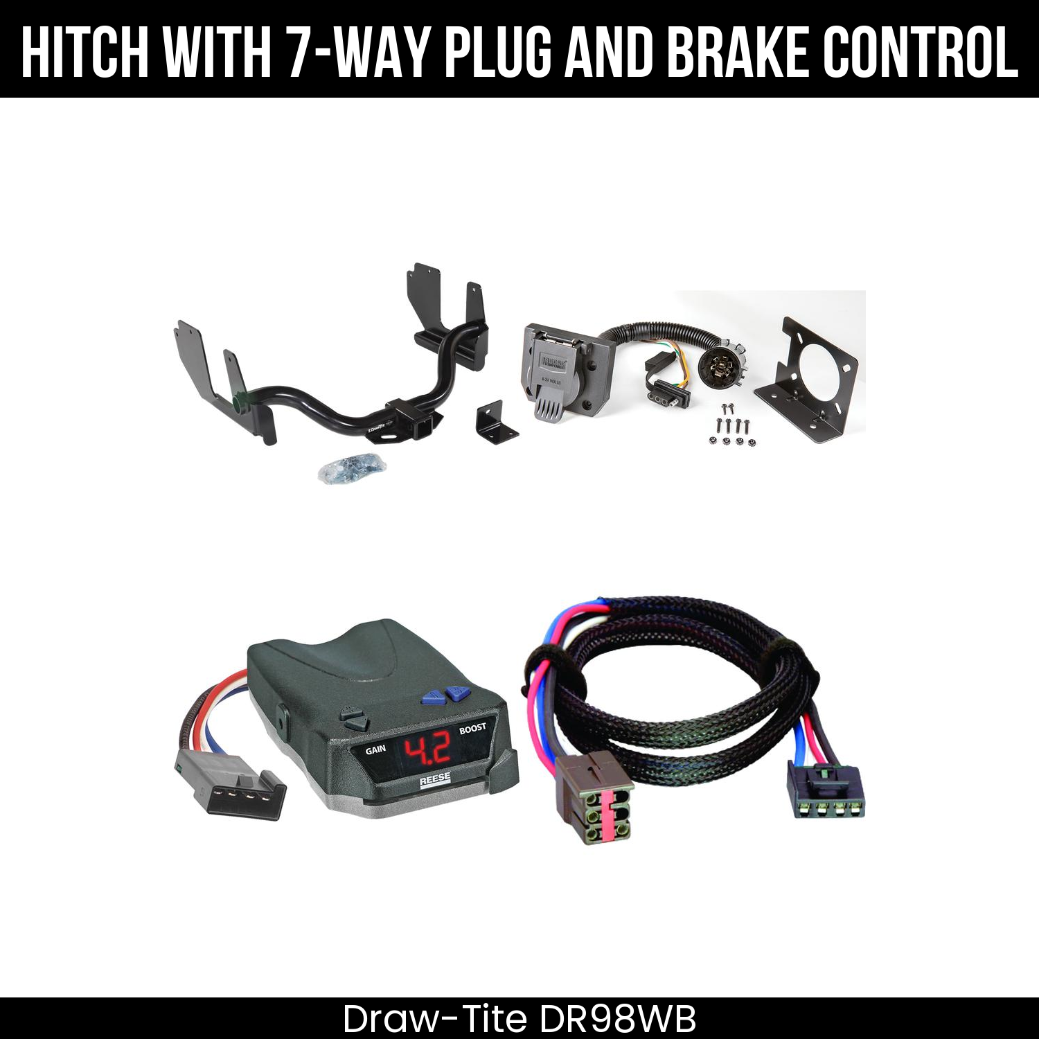 Trailer Hitch , 7-Way , Reese Brake EVN Control