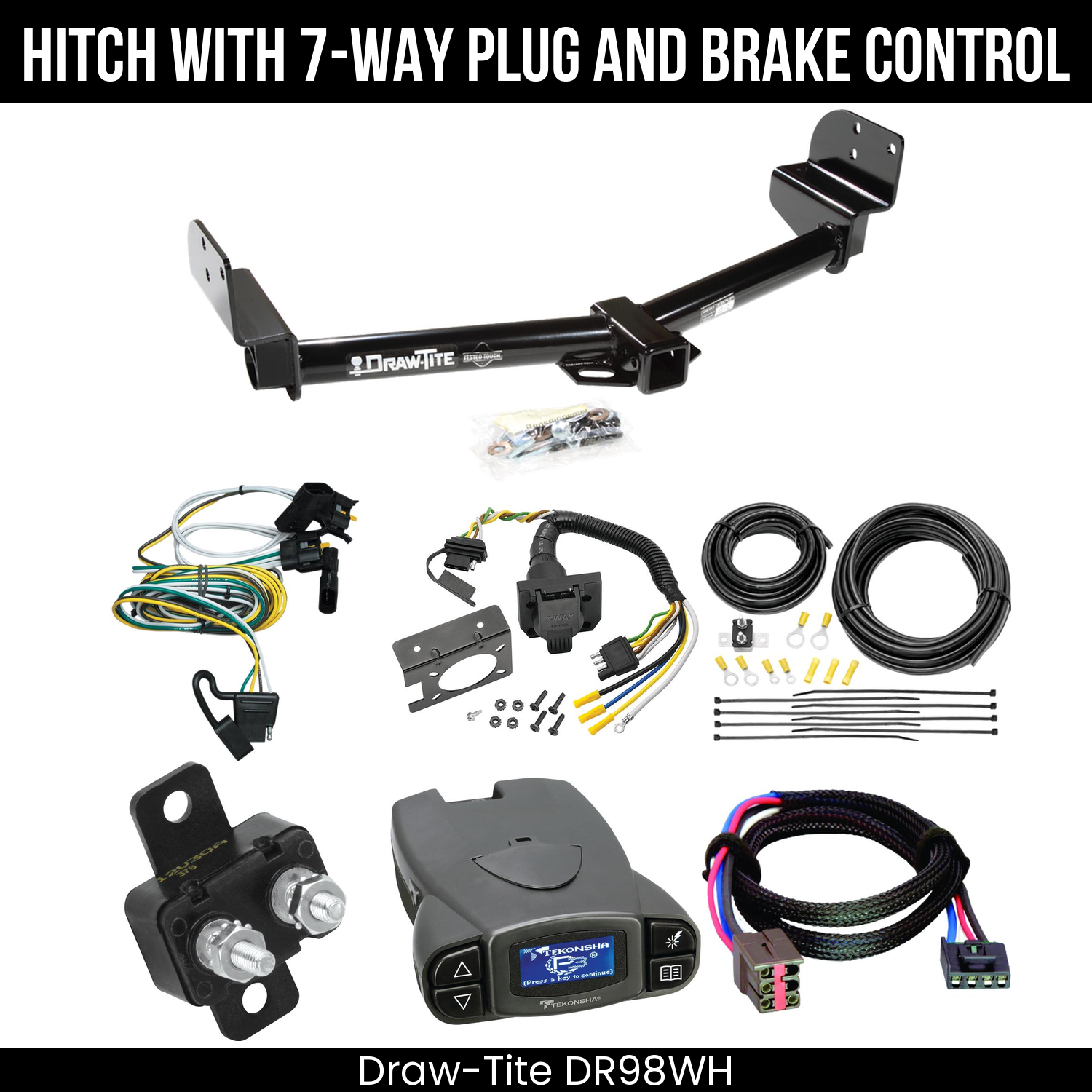 Trailer Hitch , 7-Way , Tekonsha Prodigy P3 Brake Control