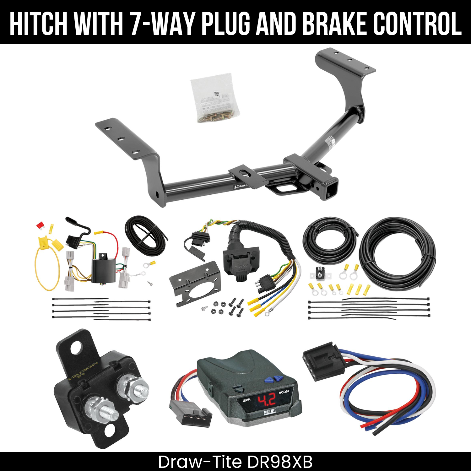 Trailer Hitch , 7-Way , Reese Brake EVN Control