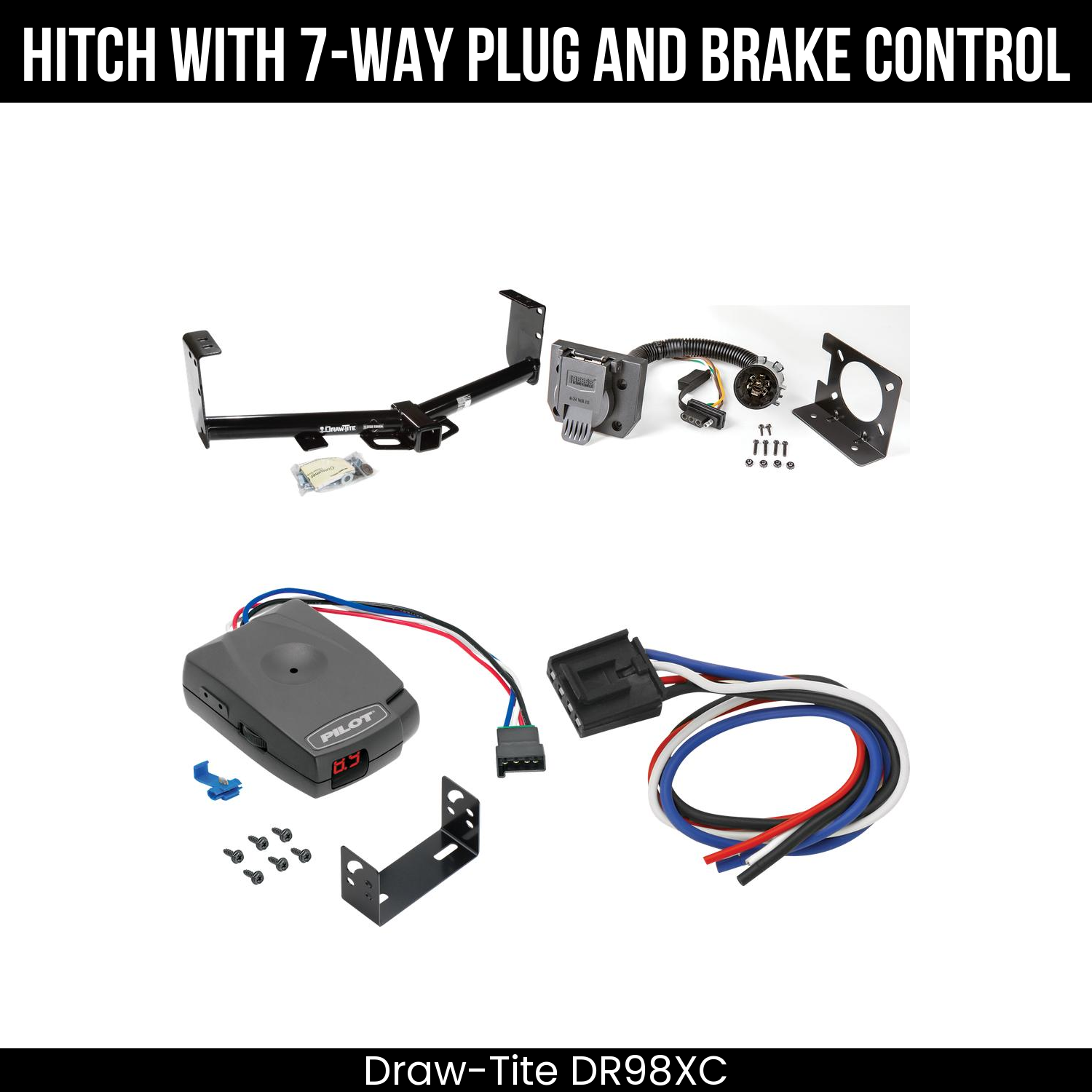 Trailer Hitch , 7-Way , Pro Series Pilot Brake Control