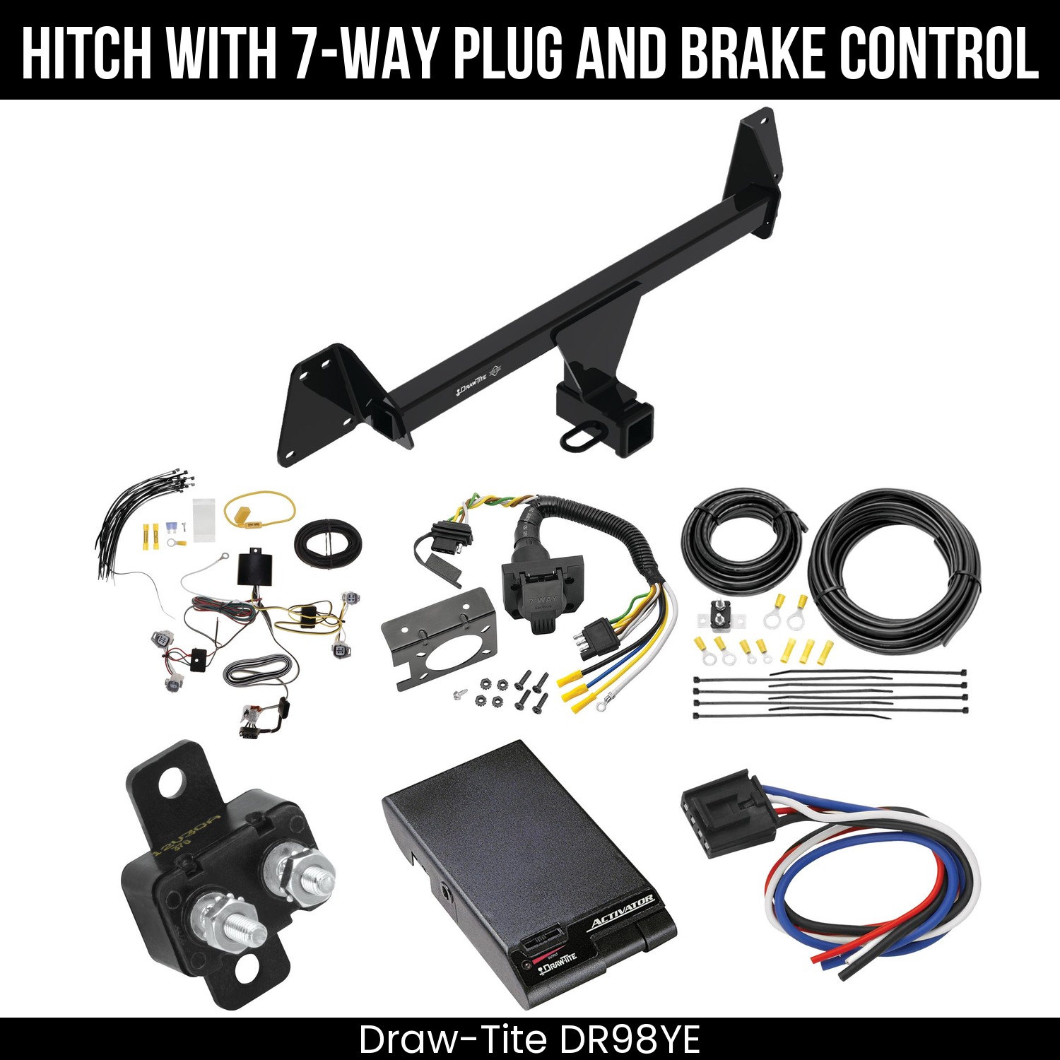 Trailer Hitch , 7-Way , Draw-Tite Activator Brake Control