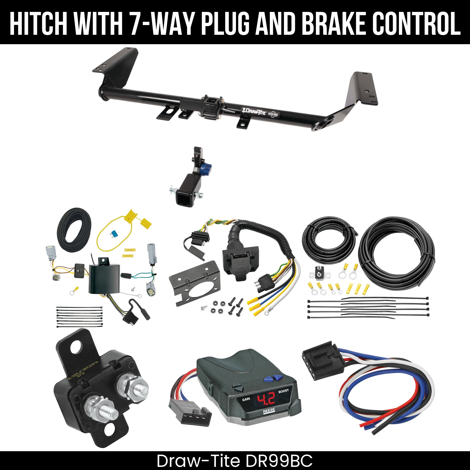 Trailer Hitch , 7-Way , Reese Brake EVN Control
