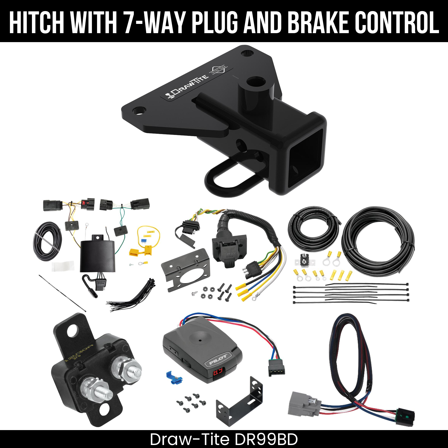Trailer Hitch , 7-Way , Pro Series Pilot Brake Control