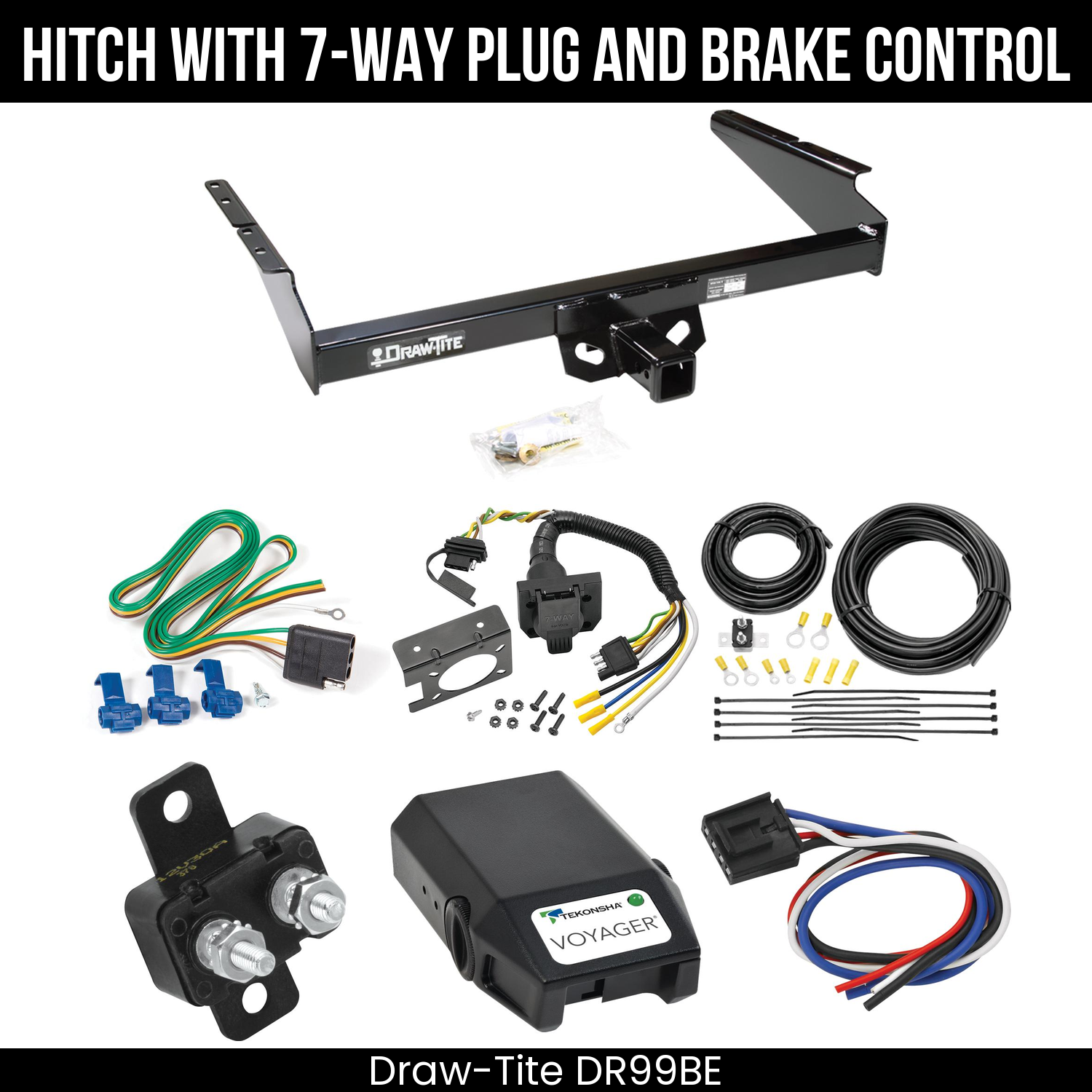 Trailer Hitch , 7-Way , Tekonsha Voyager Brake Control