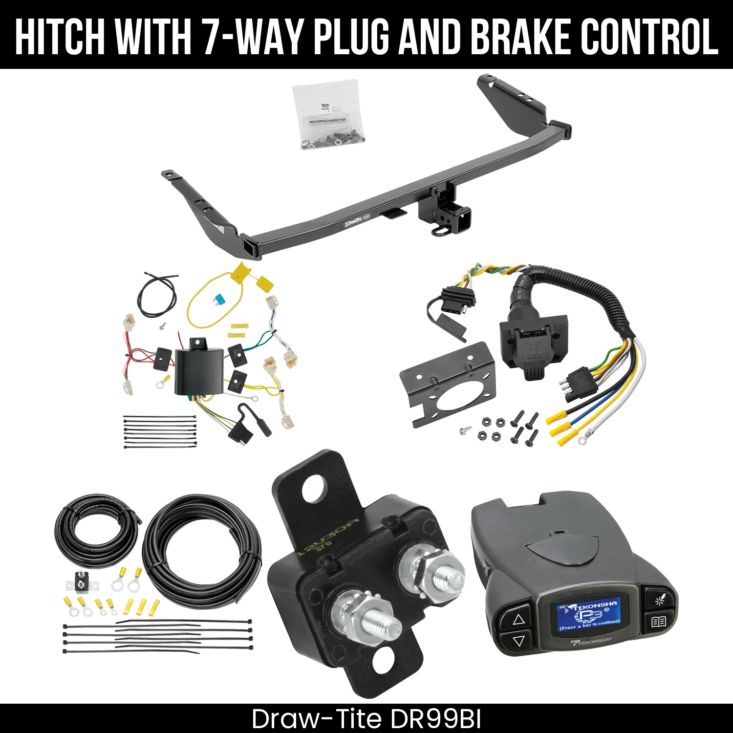 Trailer Hitch , 7-Way , Tekonsha Prodigy P3 Brake Control