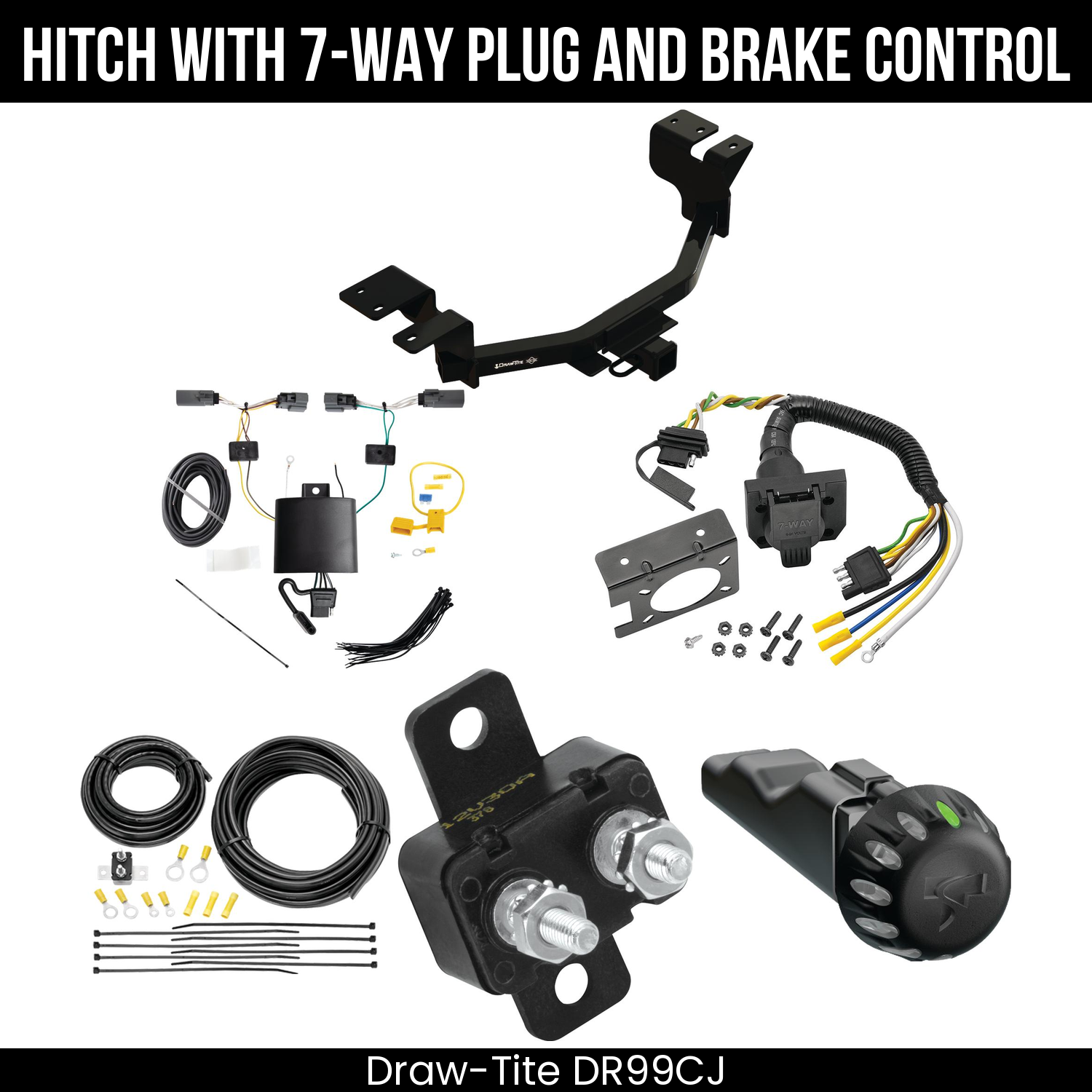 Trailer Hitch , 7-Way , Tekonsha Voyager iD Smart Brake Control