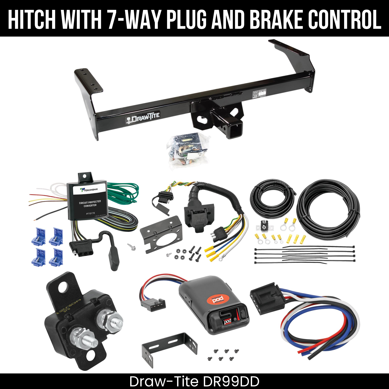 Trailer Hitch , 7-Way , Pro Series POD Brake Control