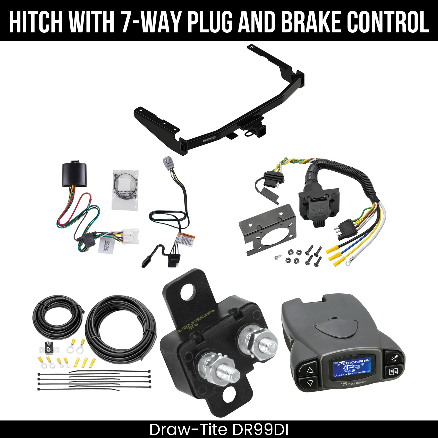 Trailer Hitch , 7-Way , Tekonsha Prodigy P3 Brake Control