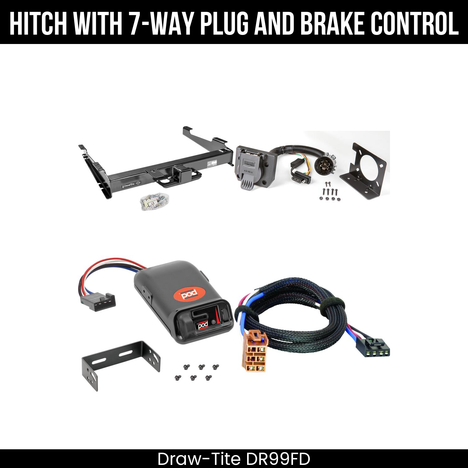 Trailer Hitch , 7-Way , Pro Series POD Brake Control