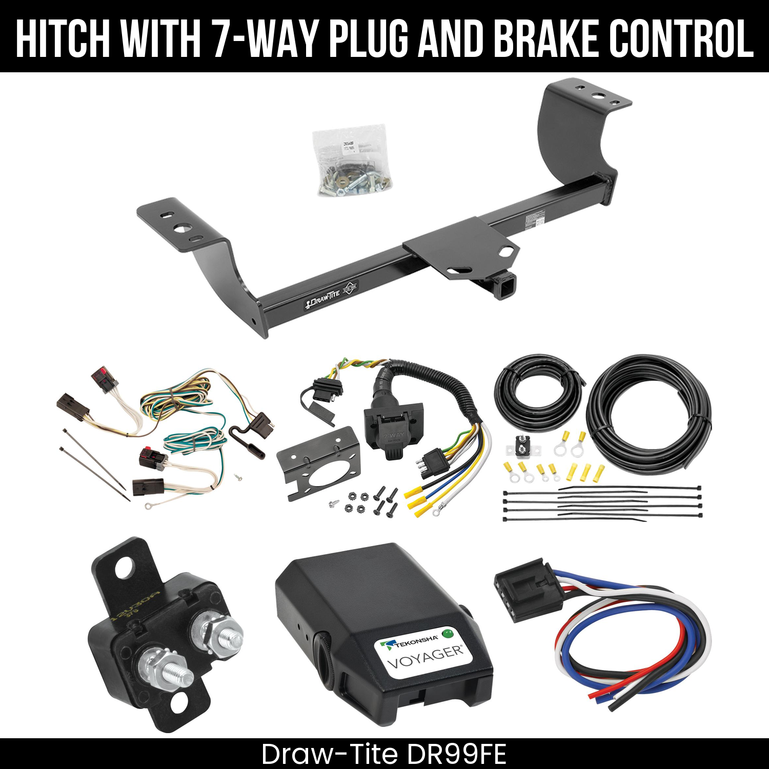 Trailer Hitch , 7-Way , Tekonsha Voyager Brake Control