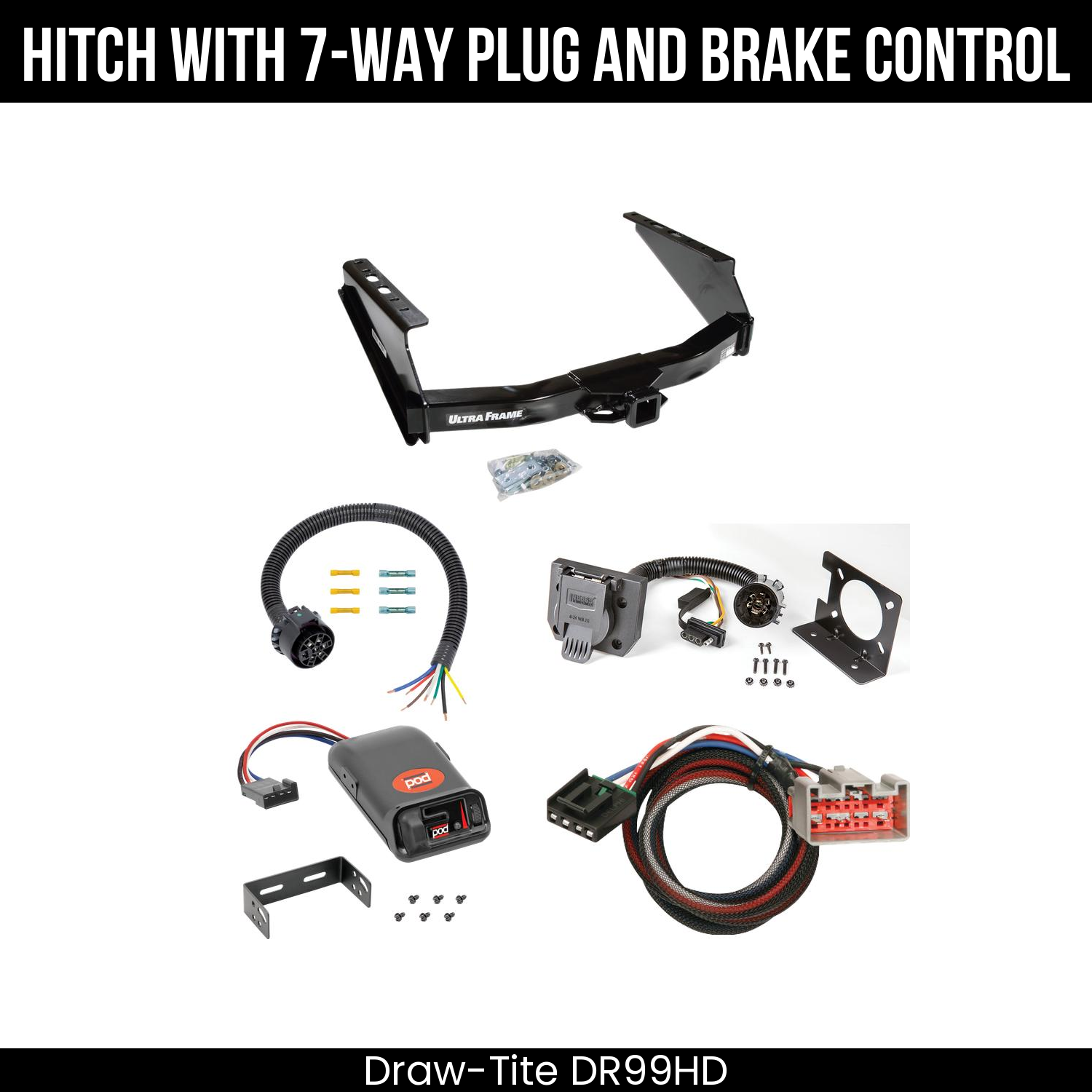 Trailer Hitch , 7-Way , Pro Series POD Brake Control
